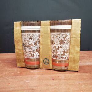 Antique Vintage Libbey Drinking Glasses Brand New in the Box